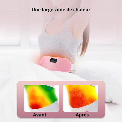 Ceinture chauffante et massante abdominale